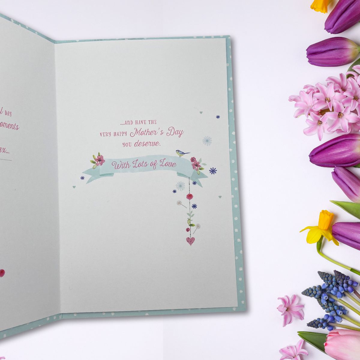 Nan Mother's Day Card - Hanging Tea Party