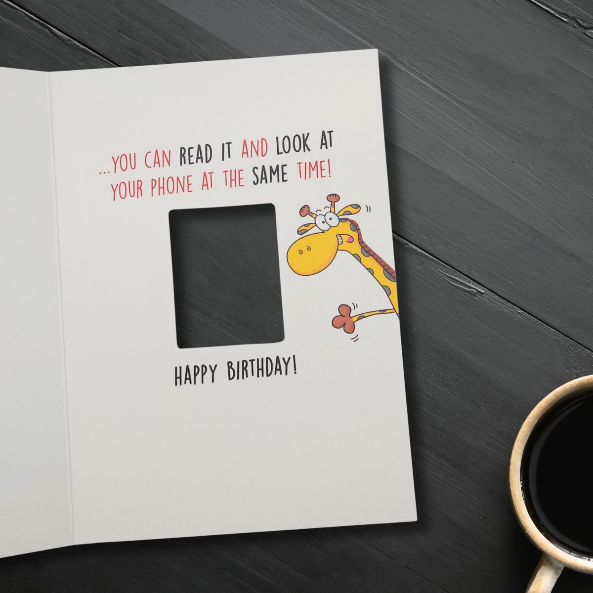 Funny Birthday Card - Giggles Modern Times