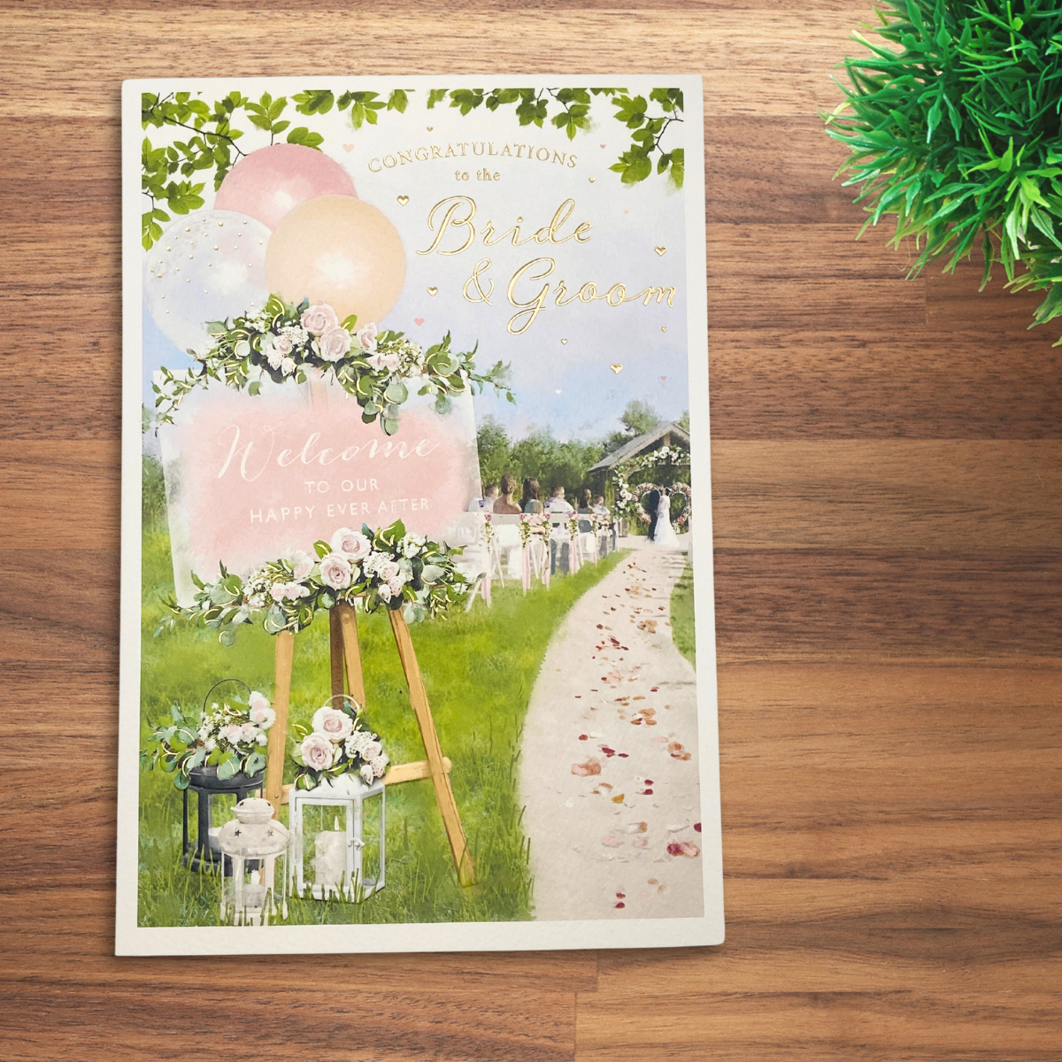 Wedding Day Card - Essence Welcome To Our Happy Ever After