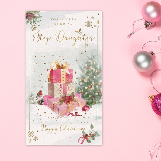 Step-Daughter Christmas Card - Brighstone Gifts