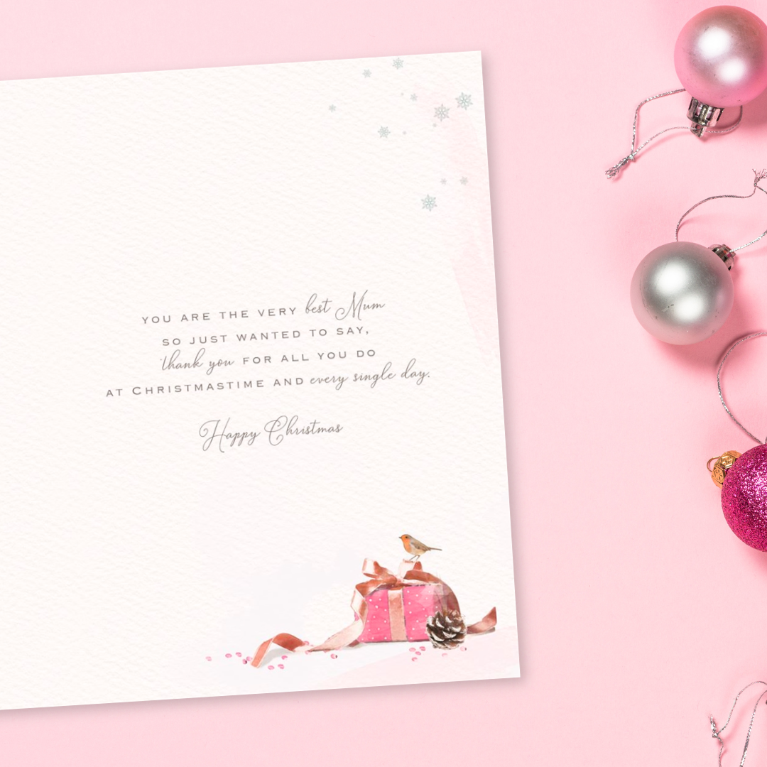 Mum Christmas Card - Brighstone Pink Gifts