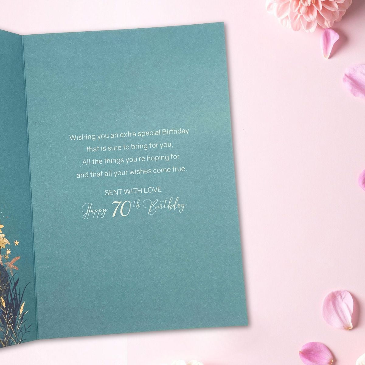 Sister 70th Birthday Card - Grace Peacock