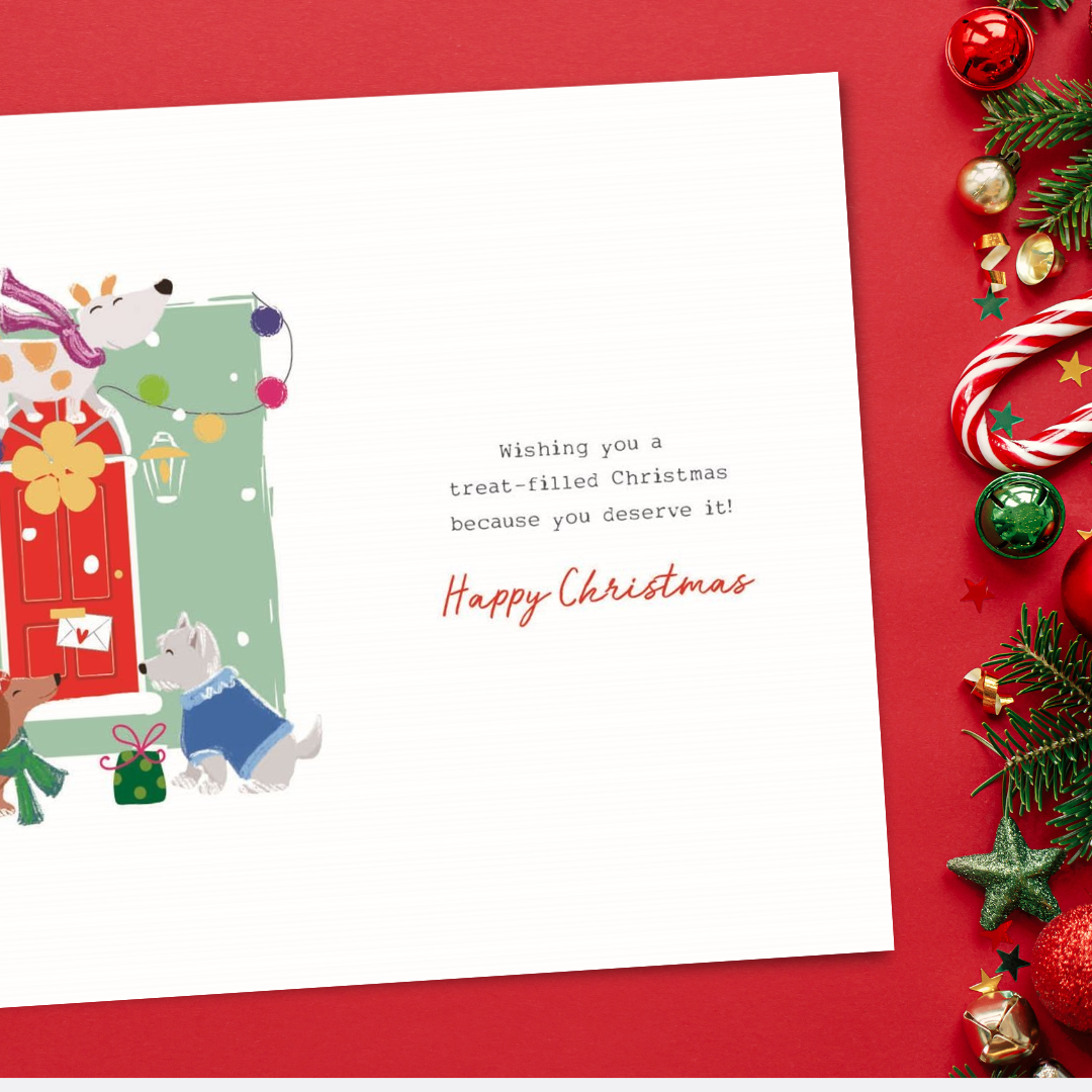 To The Dog Christmas Card - Sabina Front Door & Gifts