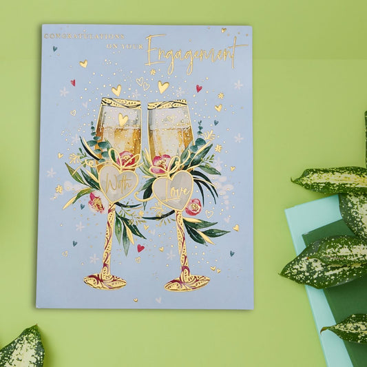 Engagement Card - With Love