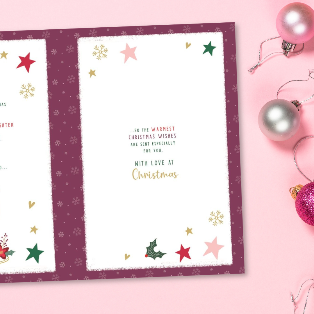 Daughter & Fiancé Christmas Card - Pavillion Flutes