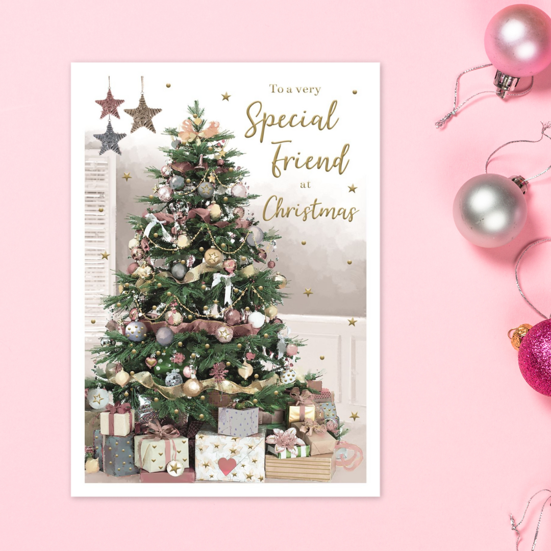 Friend Christmas Card - Essence Tree & Gifts