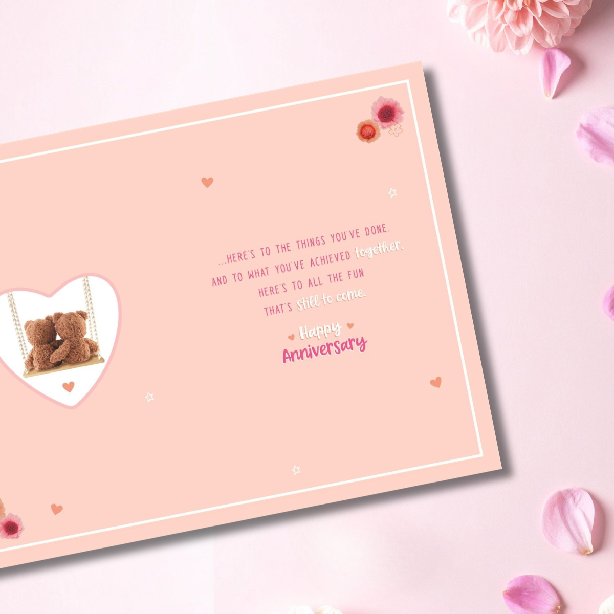 Happy Anniversary Card- Barley Bear