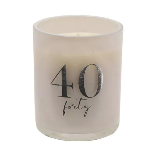 Age 40 Gift - 40th Votive Candle