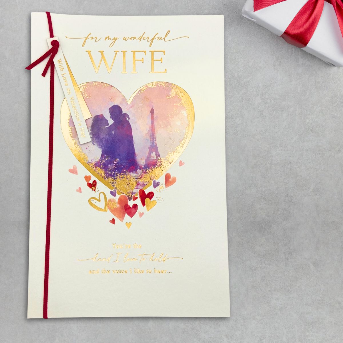 Wife Valentine's Day Large Card - You're The Hand