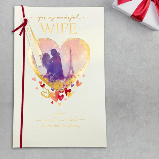 Wife Valentine's Day Large Card - You're The Hand
