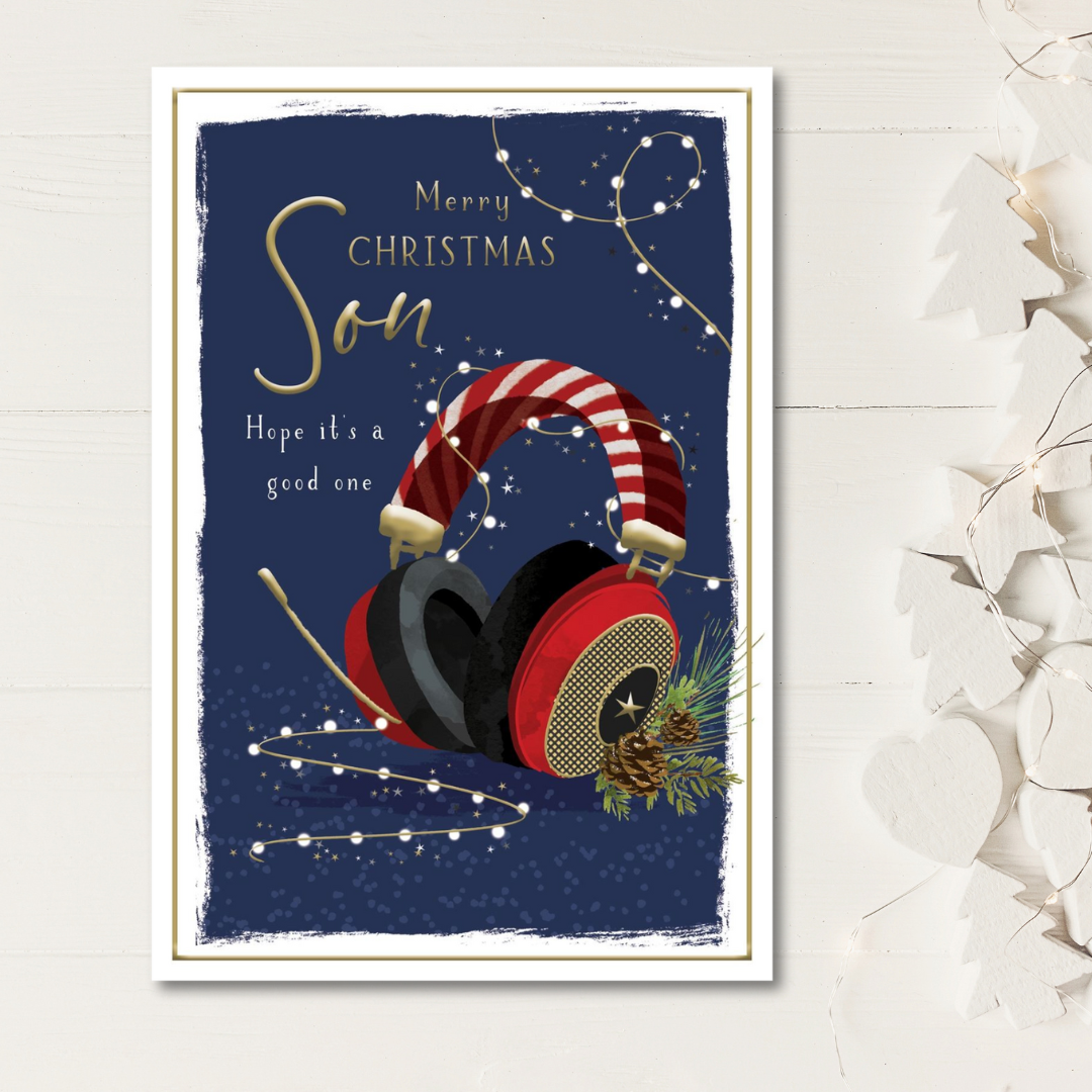 Son Christmas Card - Skylight Headphones