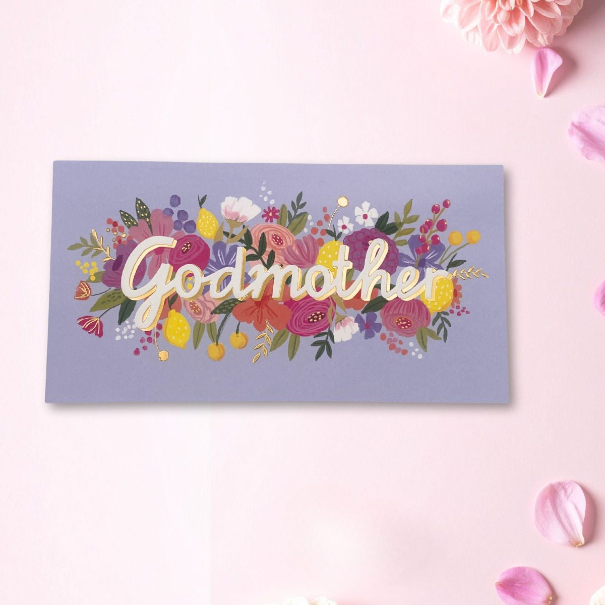Godmother Mother's Day Card - Floral Burst