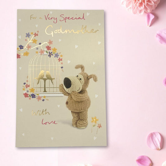 Godmother Mother's Day Card - Boofle Bear
