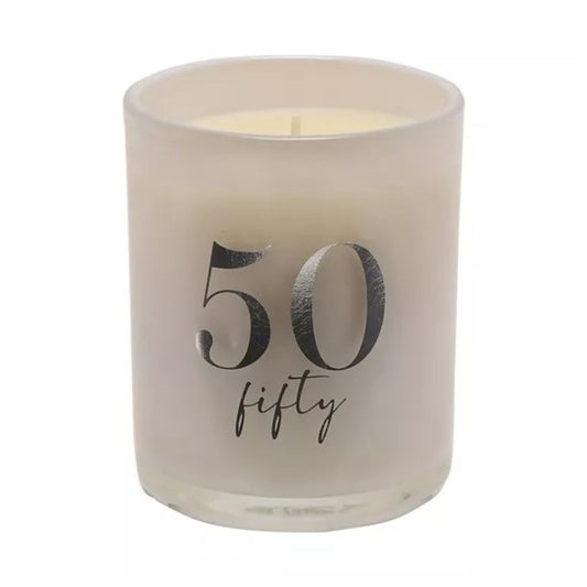 Age 50 Gift - 50th Votive Candle