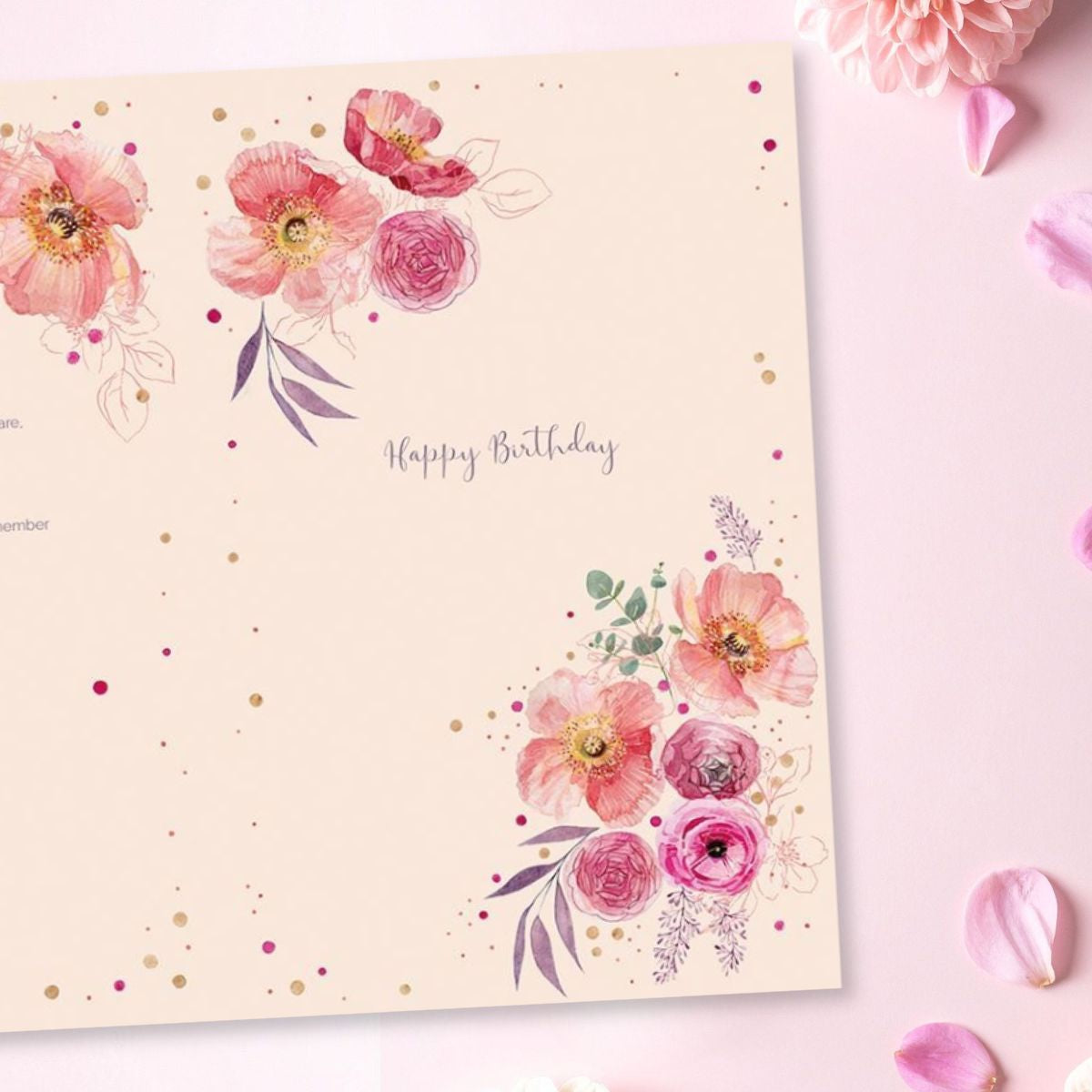 Mum Birthday Card - Large Decoupage Heart
