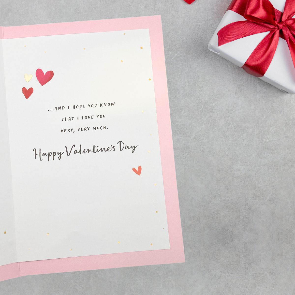 Wife Valentine's Day Card - Decoupage Hearts