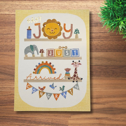 New Baby Card - Baby Joy