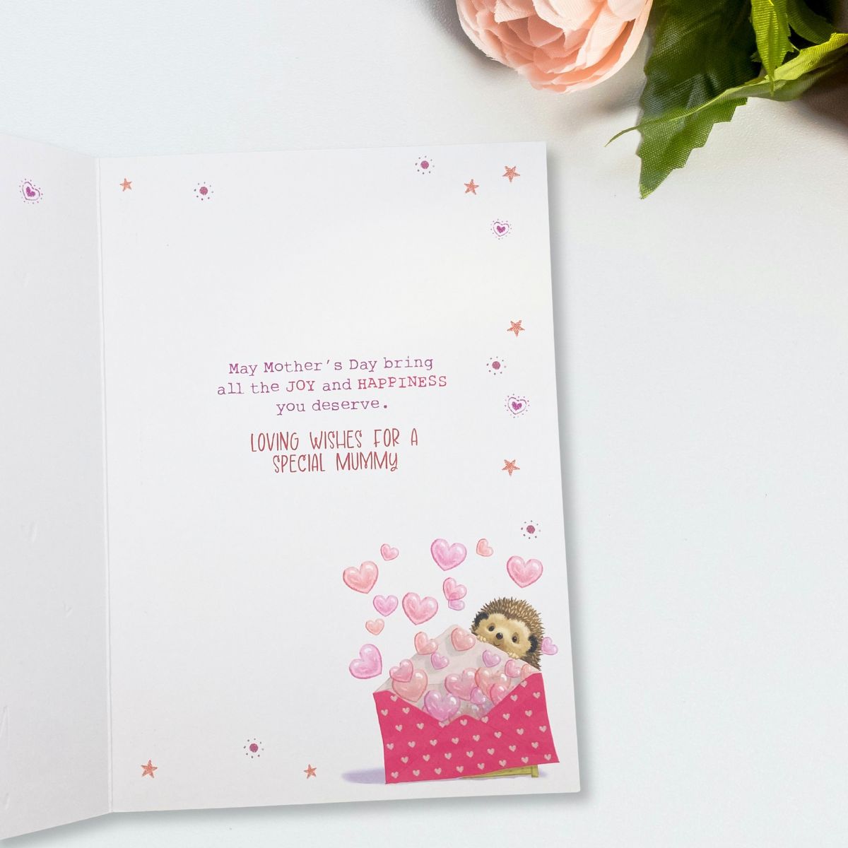 Mummy Mother's Day Card - Hartley Hedgehog