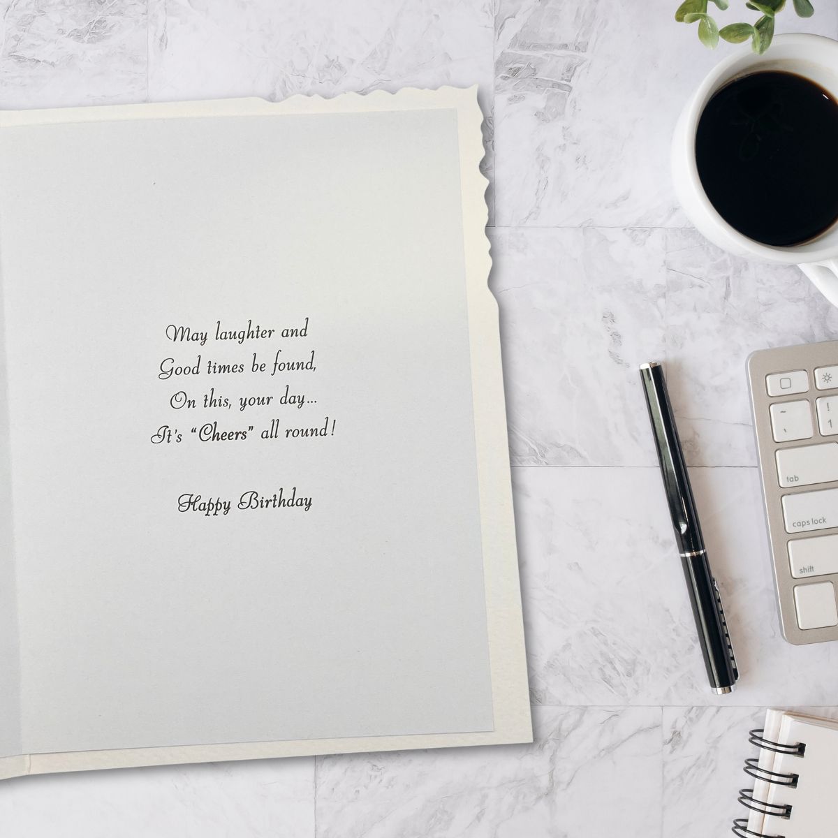 Cousin Birthday Card - Velvet Cheers To You