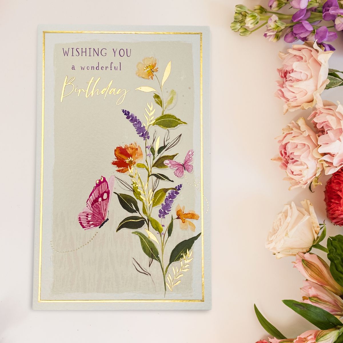 Skylight Birthday Card - Butterflies