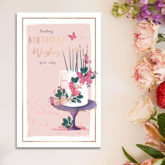 Skylight Birthday Card - Birthday Cake