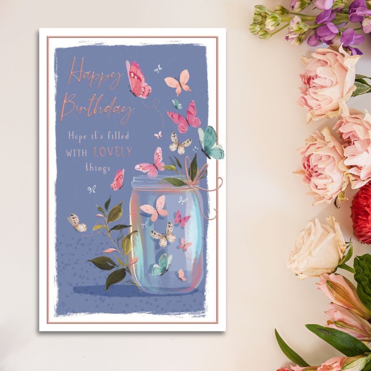 Skylight Birthday Card - Mason Jar