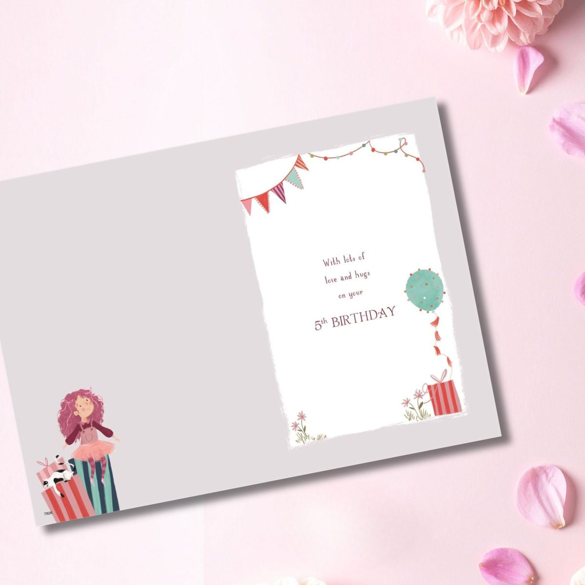Granddaughter 5th Birthday Card - Magical Birthday