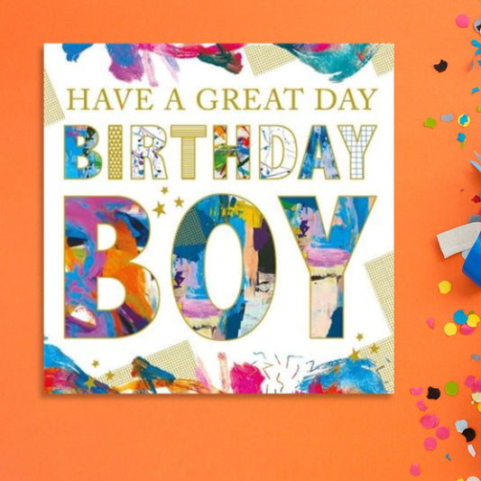 Pizazz Birthday Card - Birthday Boy