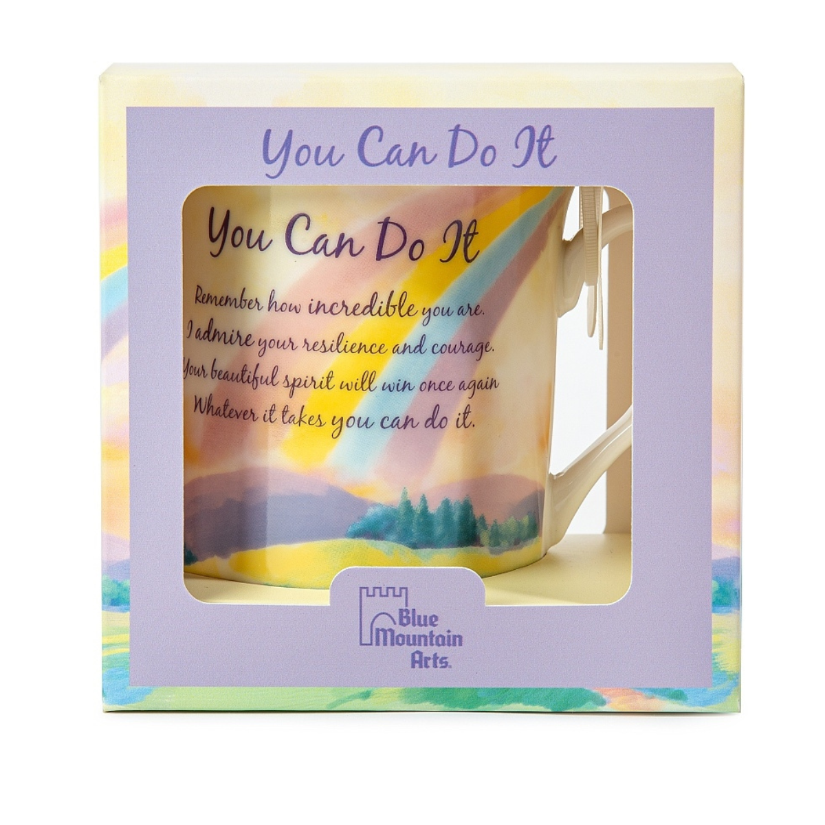 Boxed Mug - You Can Do It Blue Mountain Arts