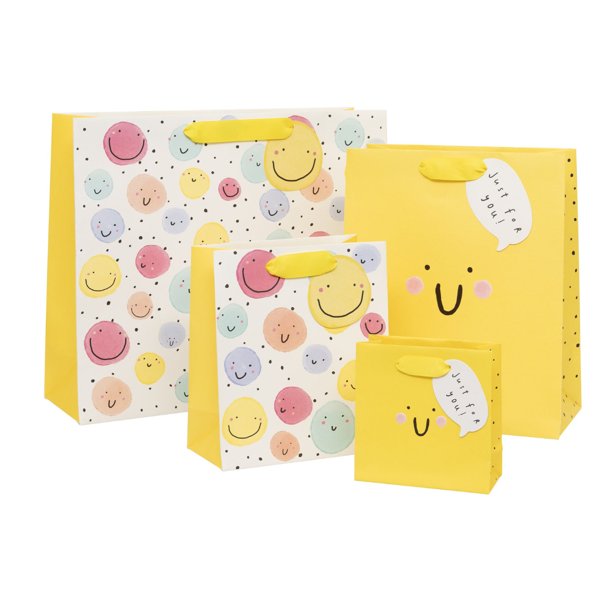 Gift Bag Medium - Smiley Faces