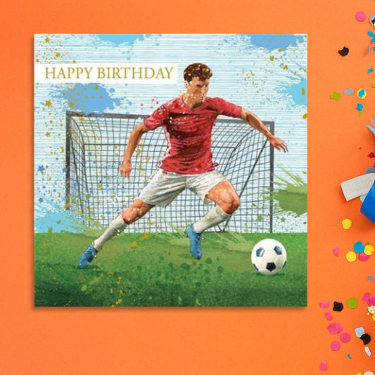 Pizazz Birthday Card - Football