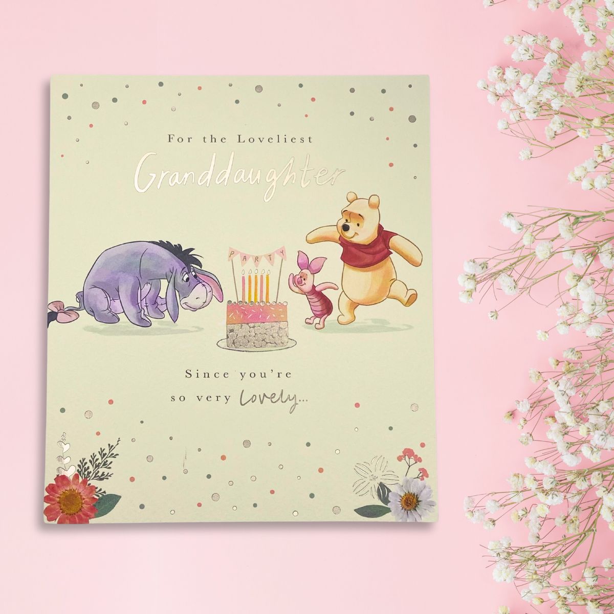 Granddaughter Birthday Card - Disney Winnie The Pooh