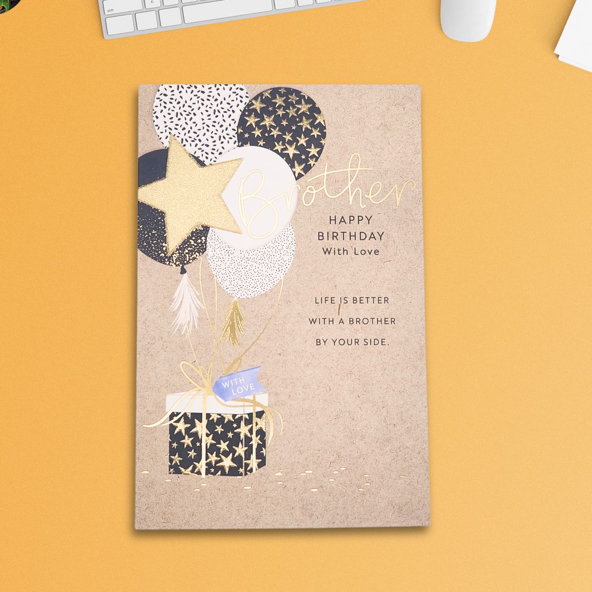Brother Birthday Card - Life Is Better...