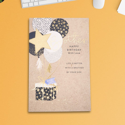 Brother Birthday Card - Life Is Better...