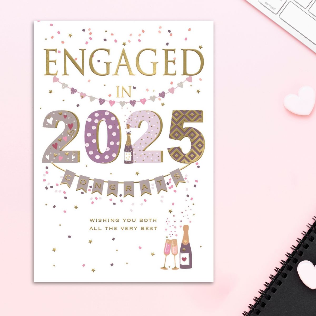 Engagement Card - Engaged In 2025