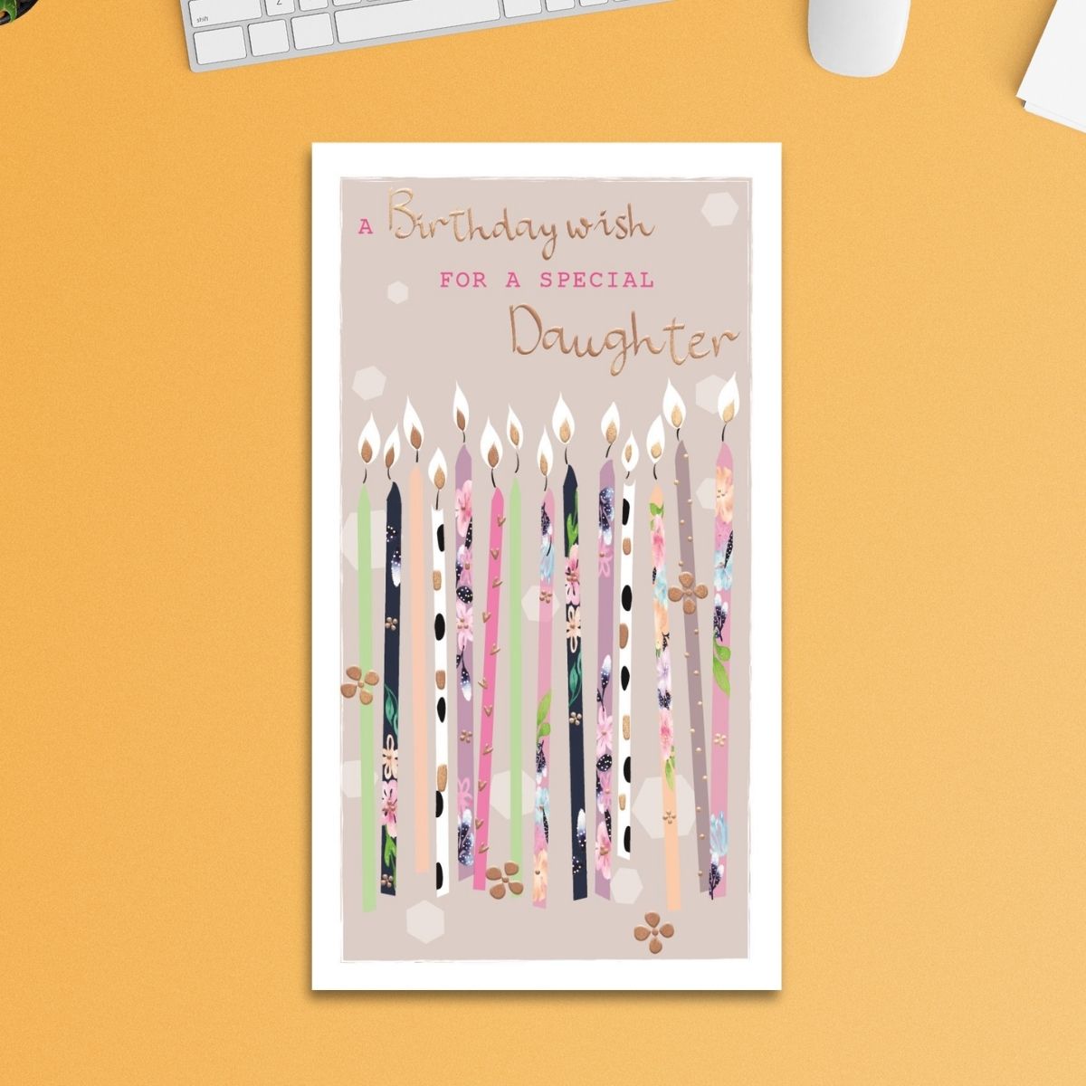 Daughter Birthday Card - Sabina Candles