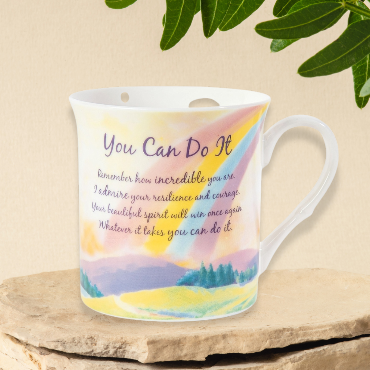 Boxed Mug - You Can Do It Blue Mountain Arts