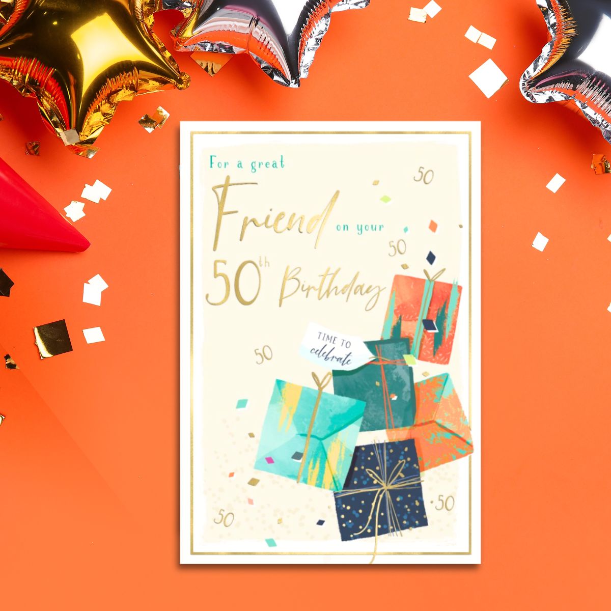 Friend 50th Birthday Card - Skylight Gifts