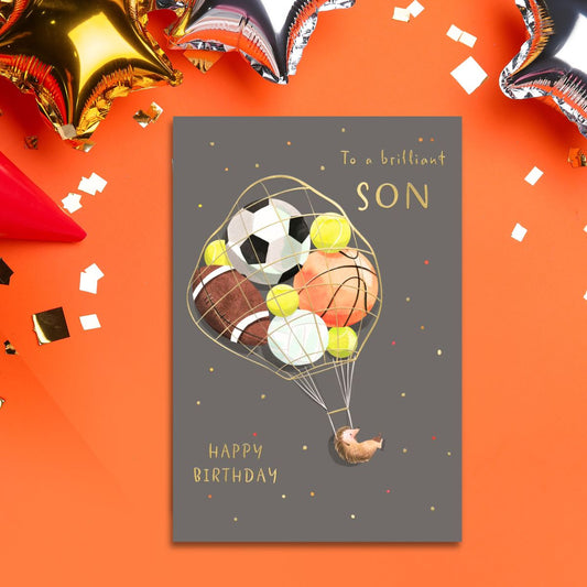 Son Birthday Card - Big World Little Things Sport