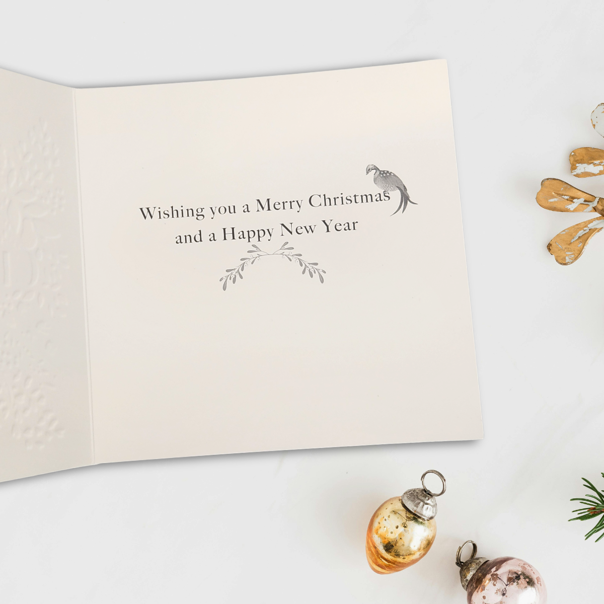 8 x Premium Christmas Cards In Box - Merry Christmas Pheasants