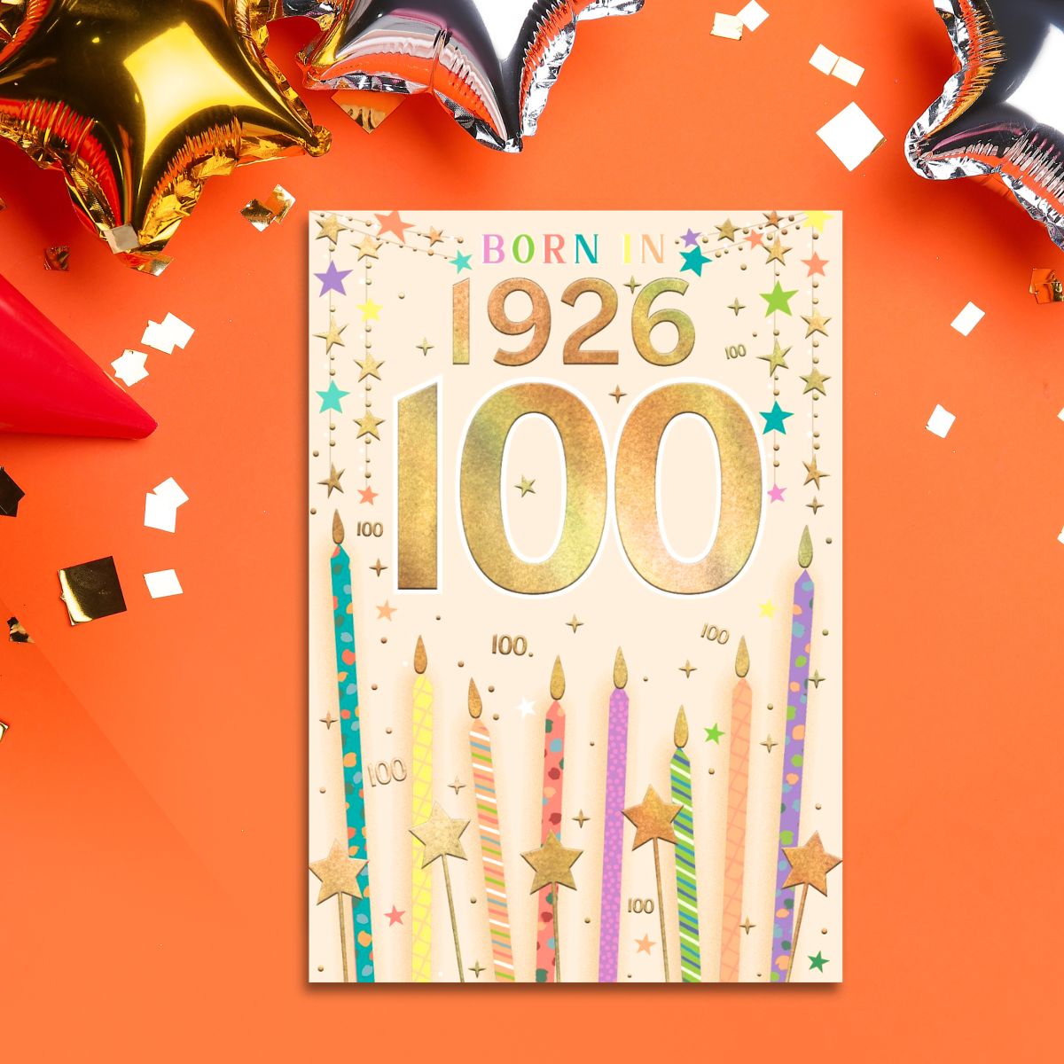 100th Birthday Card - Year You Were Born 1926