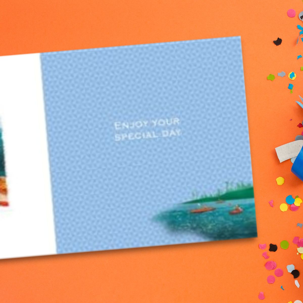 Pizazz Birthday Card - Kayaks