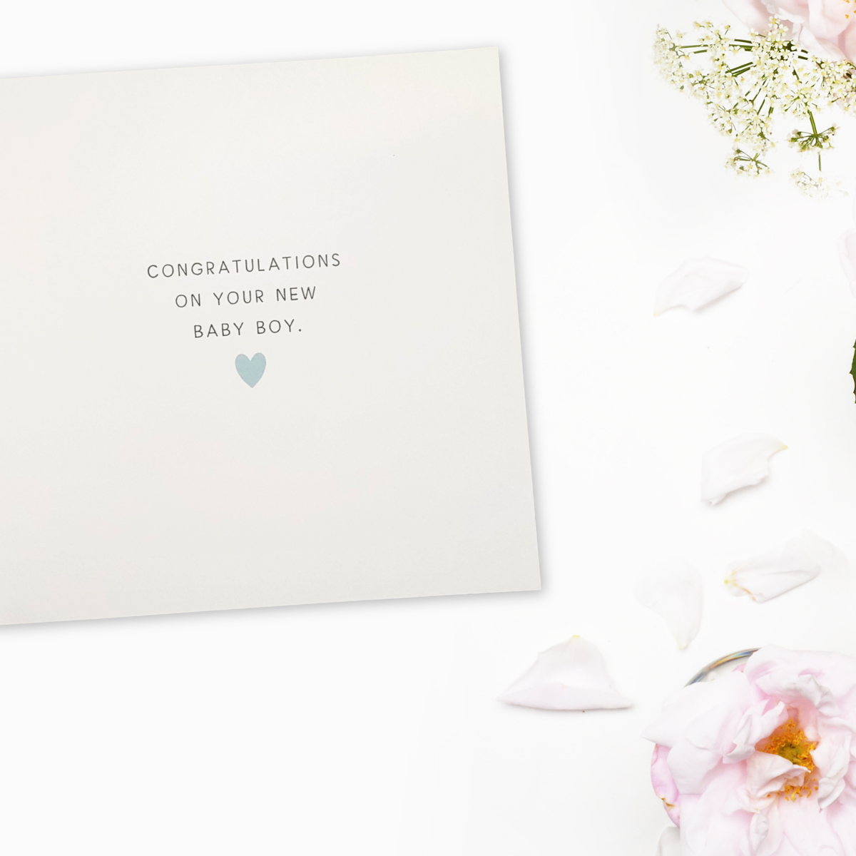 Baby Boy Card - Welcome Baby Pastel Balloons