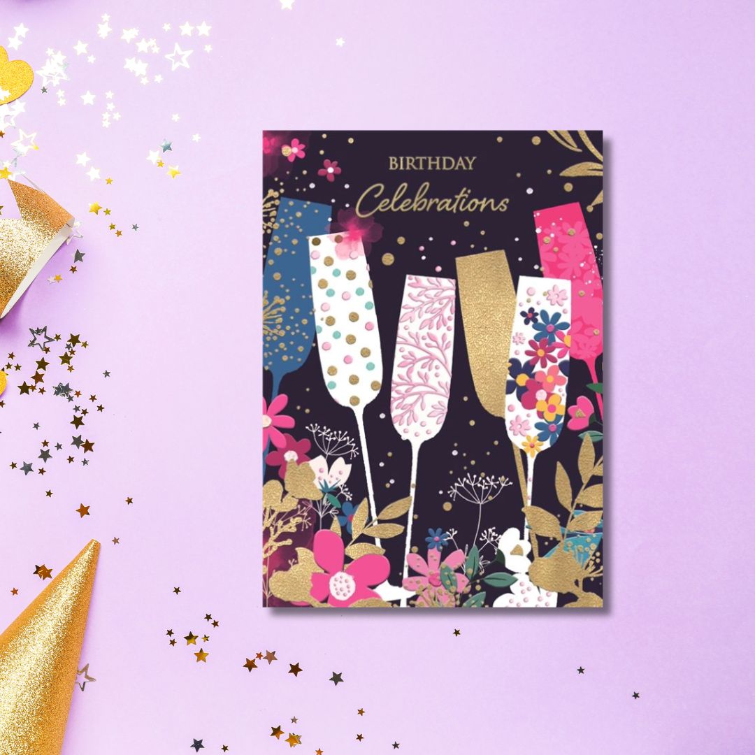 Joy Birthday Card - Birthday Celebrations