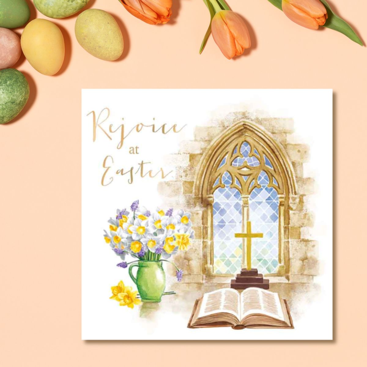 Easter Cards - Rejoice At Easter Pack Of 4 Cards