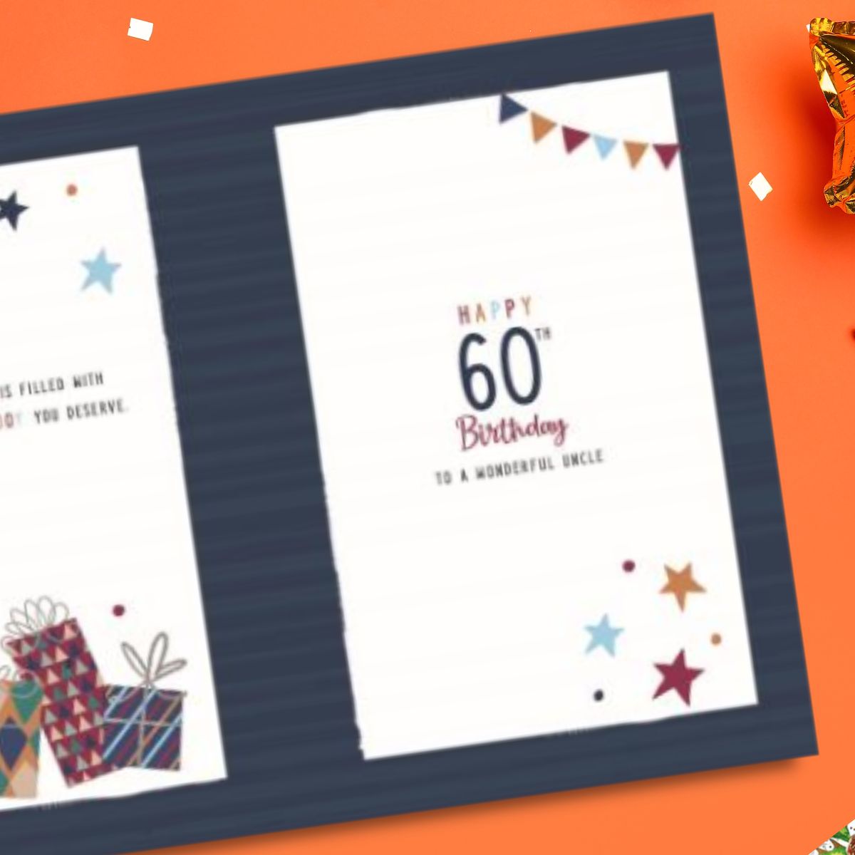 Uncle 60th Birthday Card - Pavillion Gifts