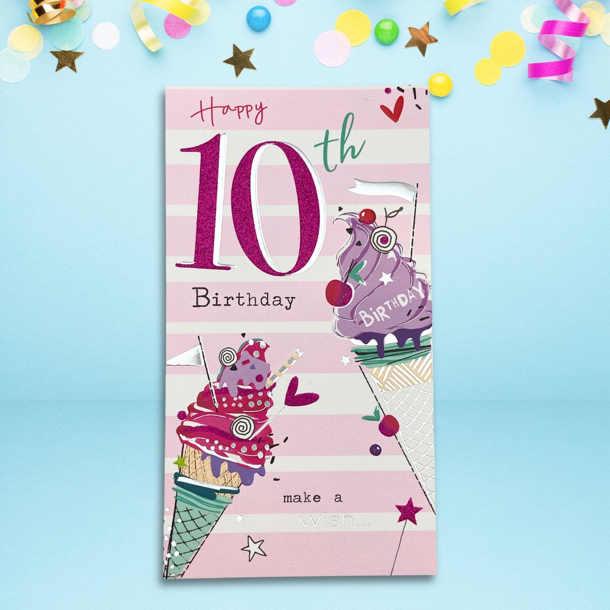 10th Birthday Card - Signature Ice Cream
