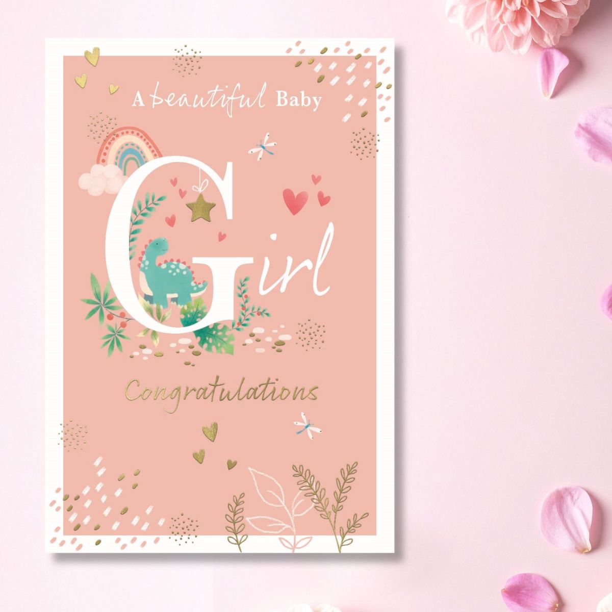 Baby Girl Card - Most Especially For You