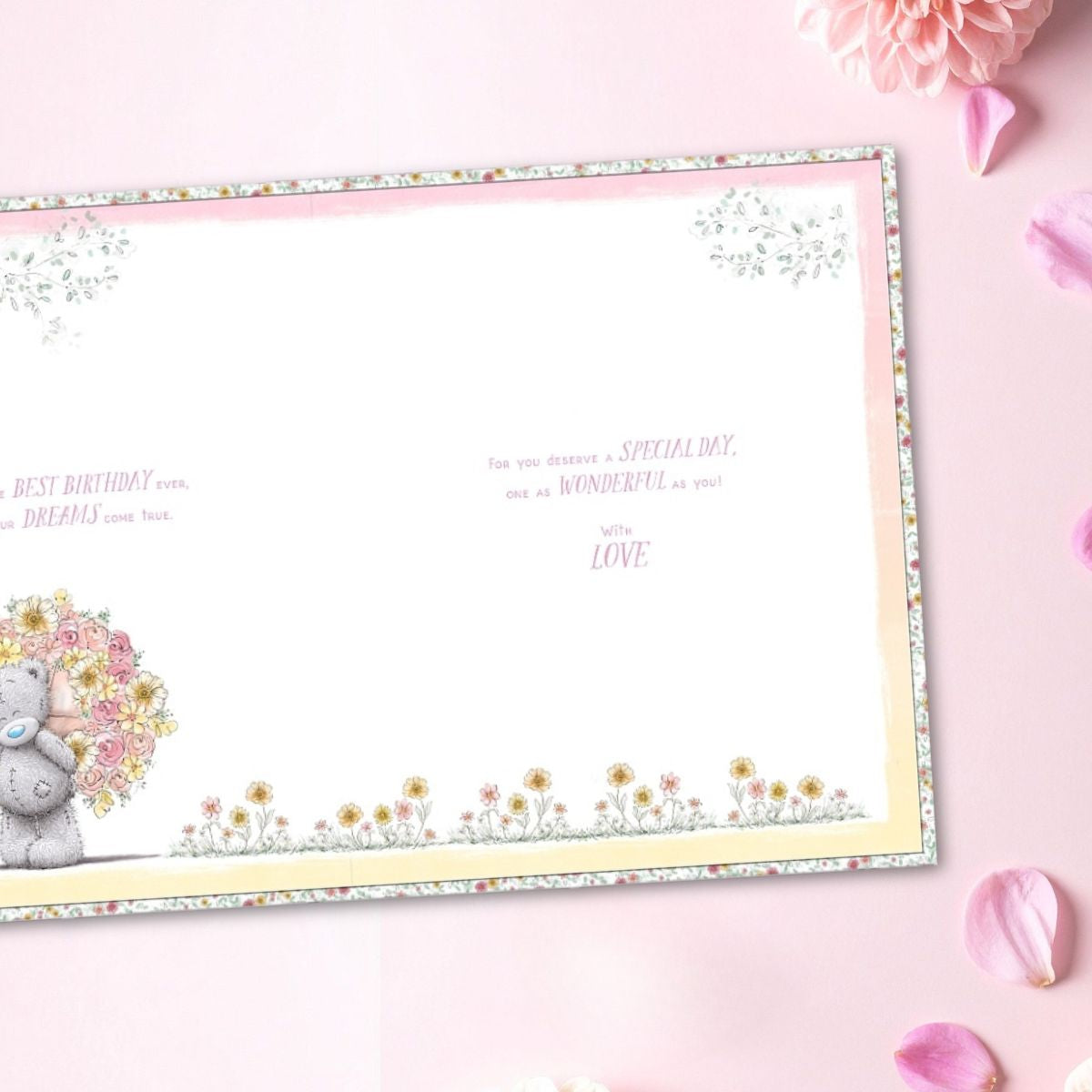 Daughter Boxed Birthday Card - Me To You Bear & Floral Jug