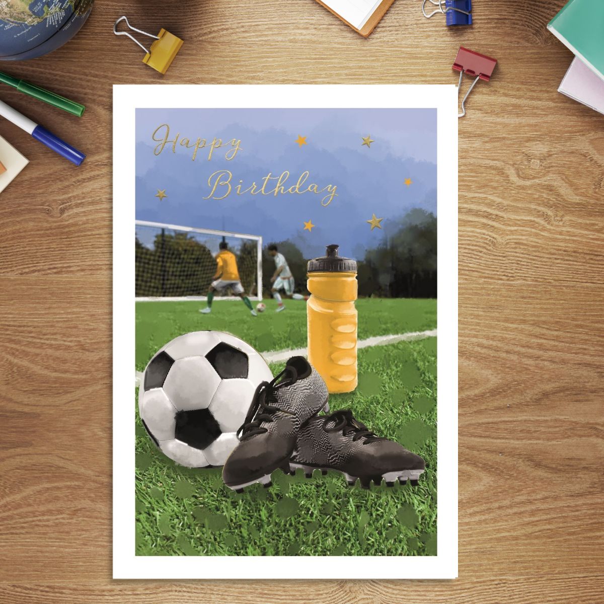 Essence Birthday Card - Football & Boots